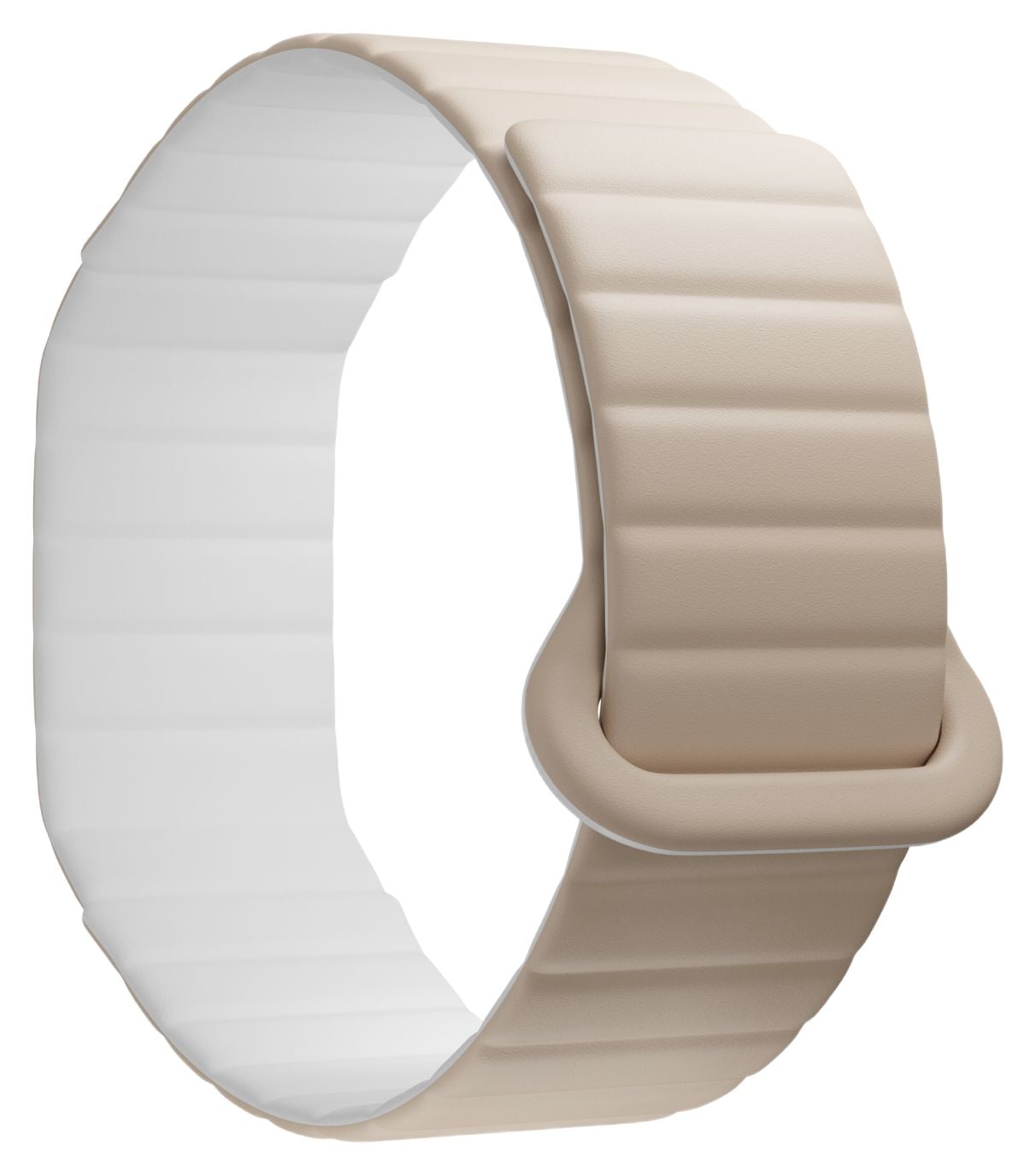 Polar 910121270 Loop Beige/White Magnetic Silicone Band (S-M Watch