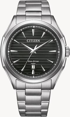 Citizen Men's Eco-Drive Sport (41mm) Black Dial / Stainless Steel Bracelet AW1750-85E