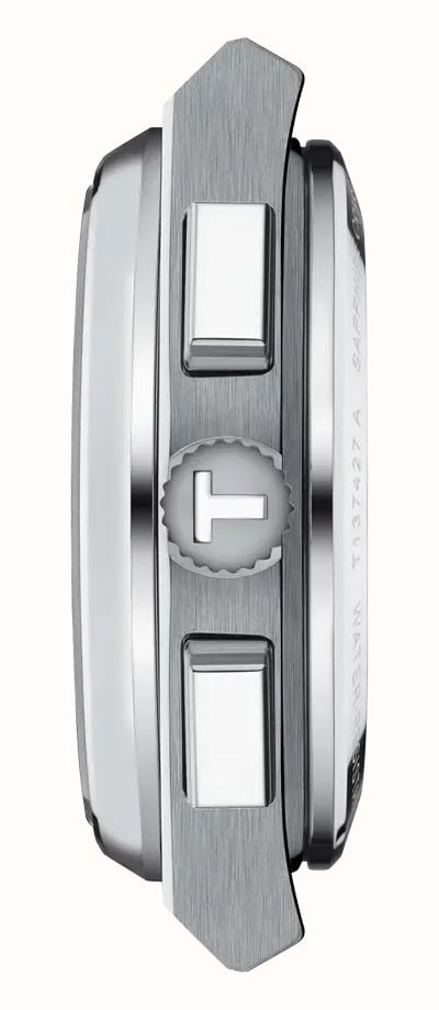 Tissot PRX Automatic Chronograph (42mm) Blue Gradient Dial / Stainless Steel Bracelet T1374271104101 - alternate view 2