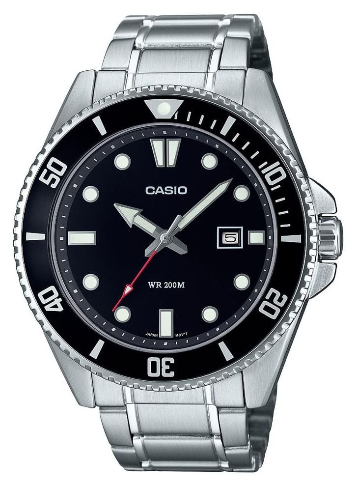 Casio MDV-107D-1A1VEF Diver Watch Collection (46.3mm) Black