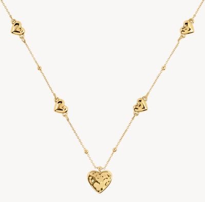 Radley Jewellery Heart Street Multi Heart Gold Plated Necklace RYJ2552S