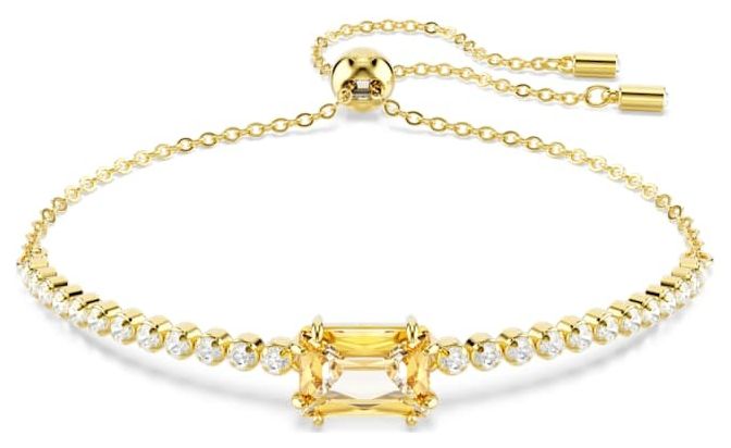Swarovski 5730699 Matrix Tennis Bracelet Mixed Cuts, Caramel Jewellery