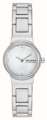 Skagen Freja Lille (26mm) Mother-of-Pearl Dial / Stainless Steel Bracelet SKW3168