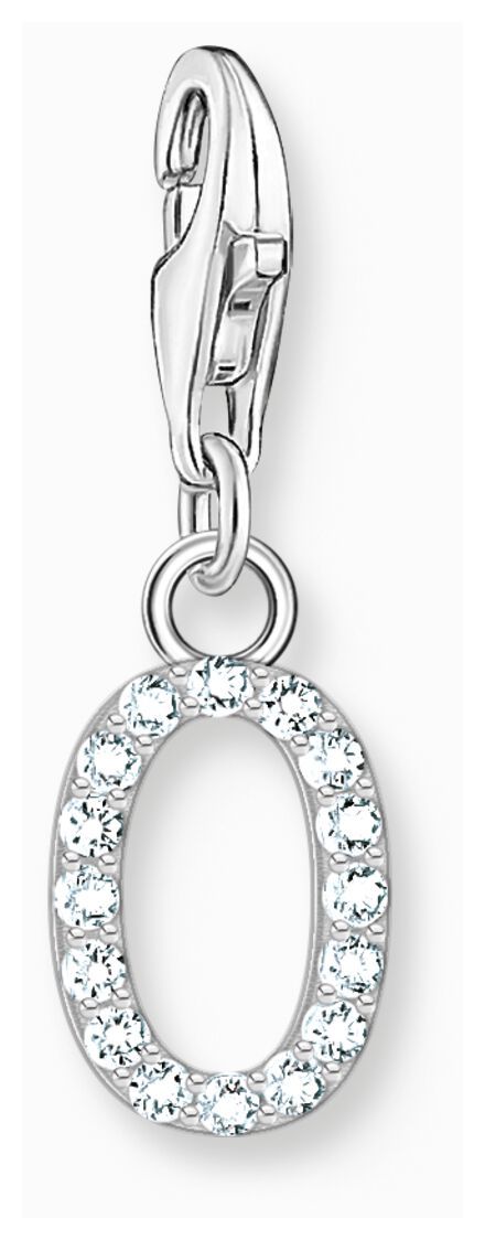 Thomas Sabo 1952-051-14 Charm Pendant Letter O With White Jewellery