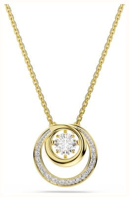 Swarovski Swarovski Hyperbola Gold Tone Plated Dancing Stone Necklace 5738248