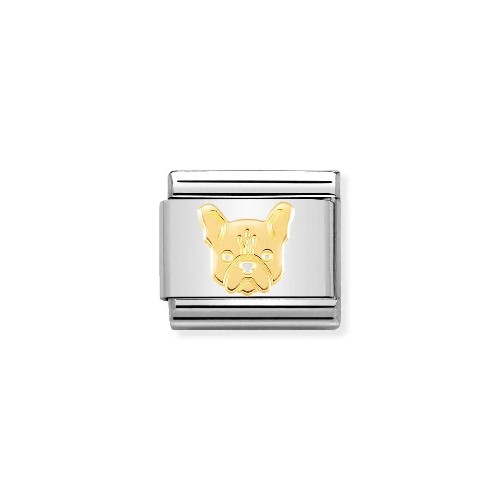 Nomination 030162/54 Classic French Bulldog 18ct Gold & Jewellery