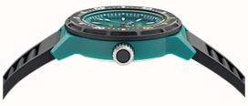 Aston Martin Aramco Formula One™ Team PDK W Quartz (40mm) Podium Green Dial / Black Silicone Strap Watch MTFK1F502 - alternate view 3