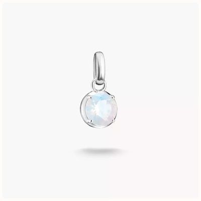 Thomas Sabo Silver Charm Pendant Birthstone June Connect CC1334-699-14