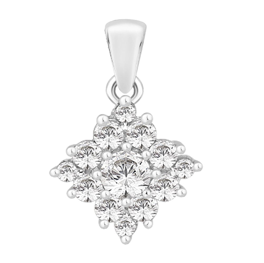 Perfection Crystals P4629-SK Diamond Shaped Cluster Pendant Jewellery