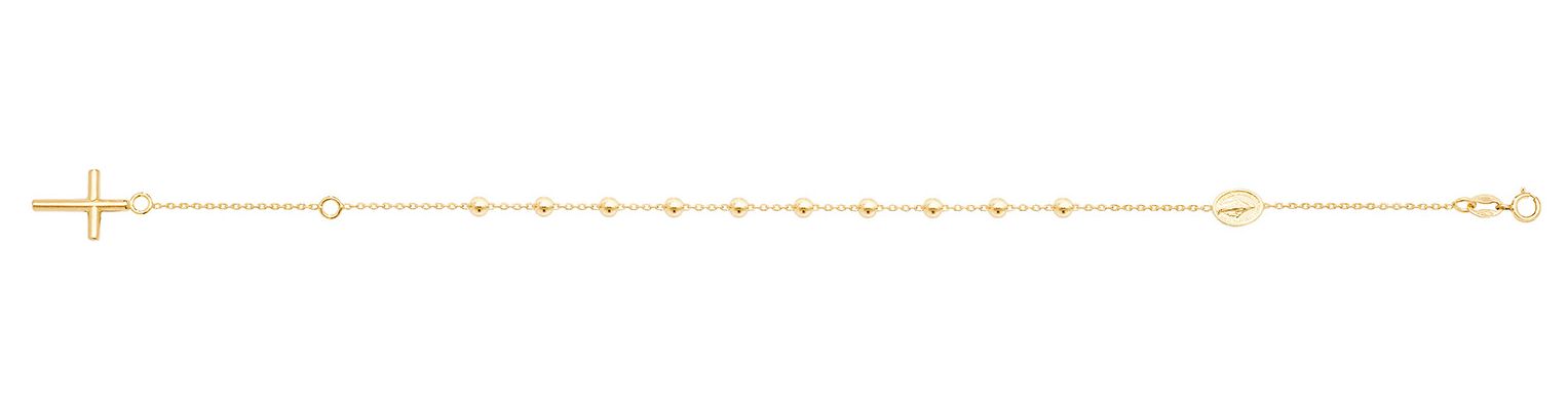 Treasure House BR614 Women's 9ct Yellow Gold 7.5 Inches Jewellery