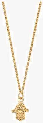 ChloBo MAN Curb Chain Hamsa Necklace - Gold Plated GNCC1615M