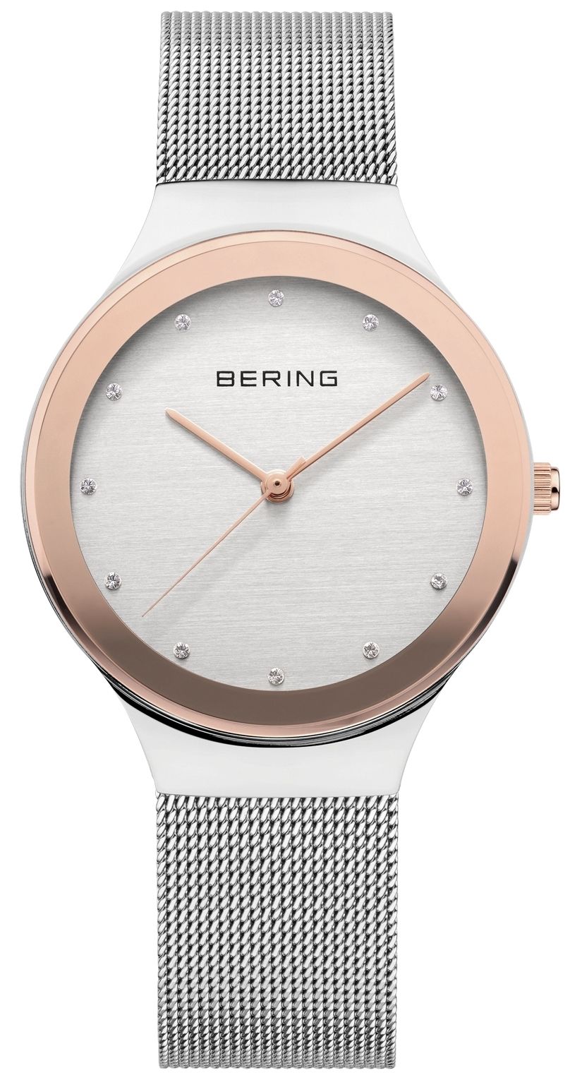 Bering 12934-060 Women's | Silver Stainless Steel Mesh Strap Watch