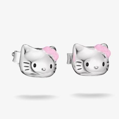 Thomas Sabo X Hello Kitty Silver Stud Earrings H2365-M06-7