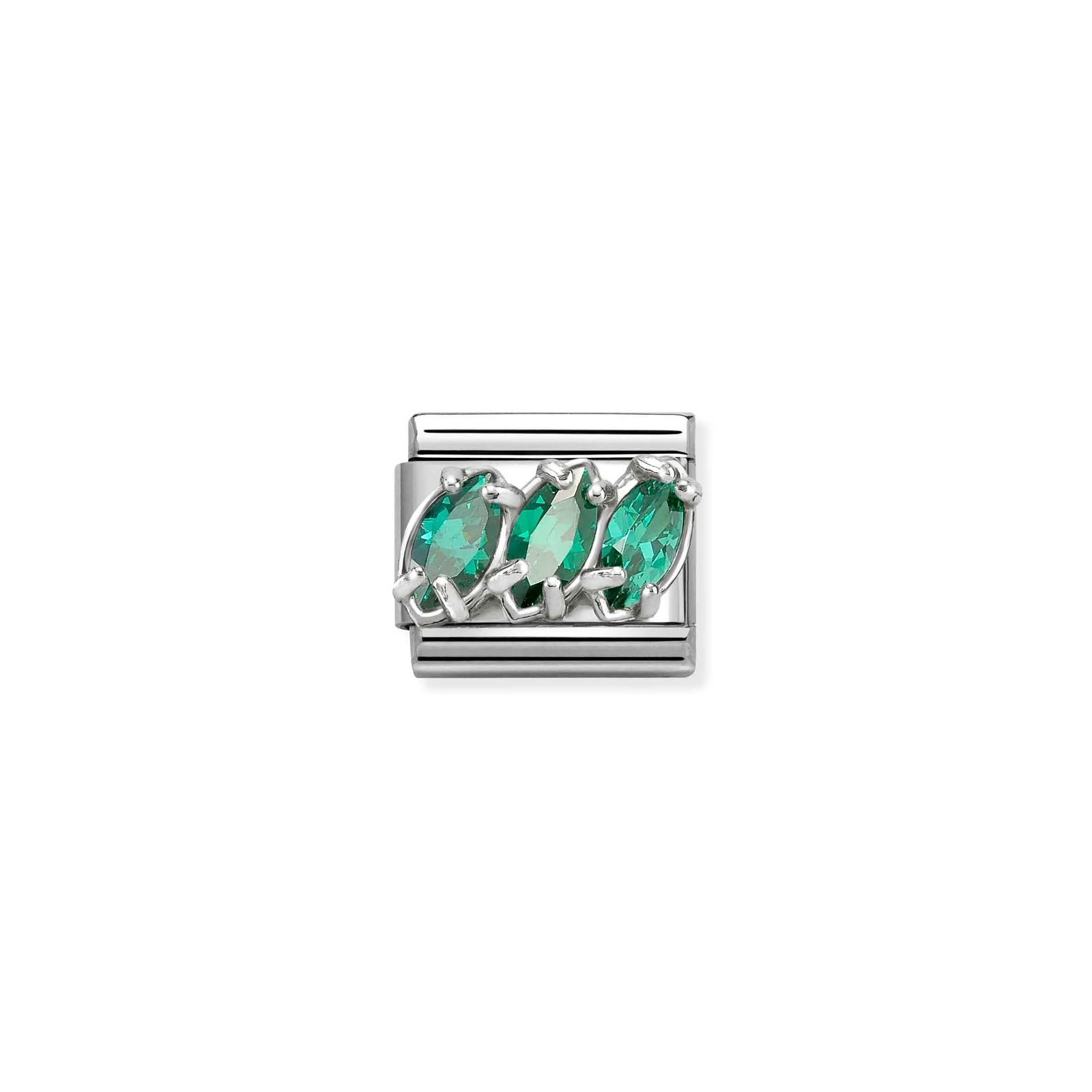 Nomination 330329/23 Classic Green Trilogy Cubic Zirconia Jewellery