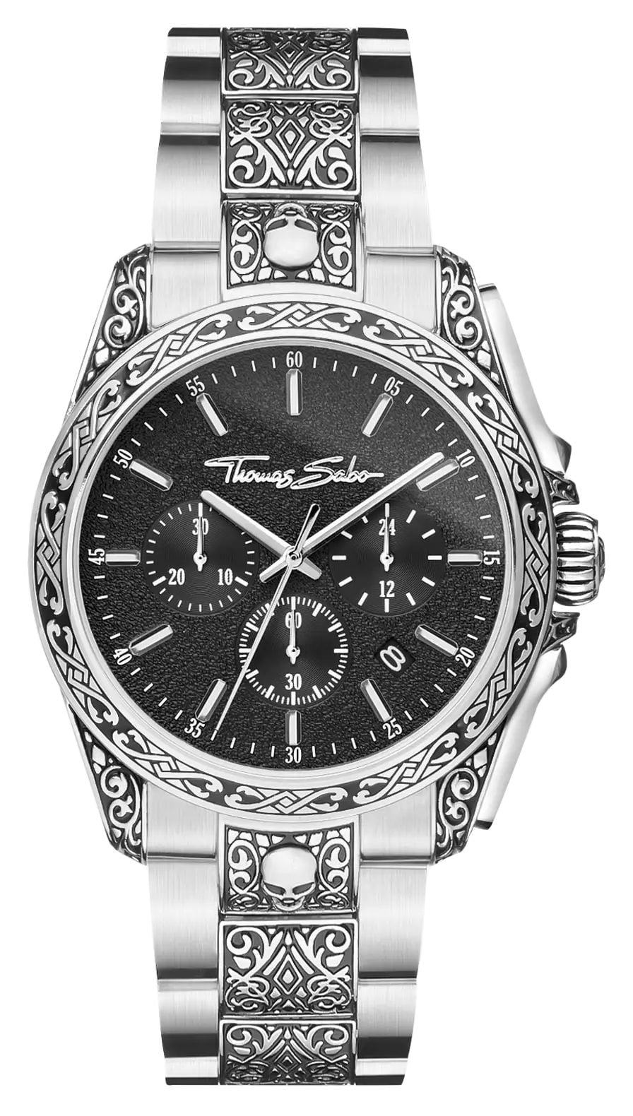 Thomas Sabo WA0377-201-203-41 Rebel At Heart Skull (41mm) Watch