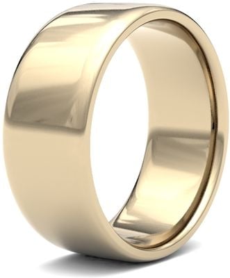 James Moore Wedding Rings | 9ct Yellow Gold | 8mm | Light | Soft Court | AG_8GLS-9Y