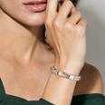Nomination Classic DOUBLE ENGRAVED Steel And Bonded Rose Gold CUSTOM Smooth Plate Charm 430710/01 - alternate view 3