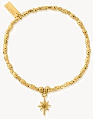 ChloBo Soul Glow Lucky Star Bracelet | 18ct Gold Plated GBCFR2074