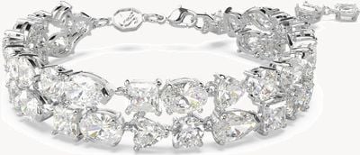 Swarovski Mesmera Bracelet Rhodium Plated Mixed Cut White Crystals 5669927