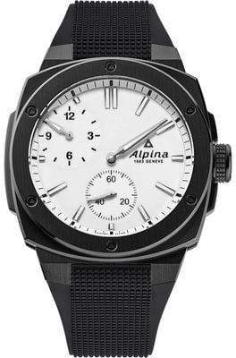 Alpina Alpiner Extreme Regulator Automatic (41mm) Luminous White Dial / Black Rubber Strap AL-650LGLBL4AEBDLC