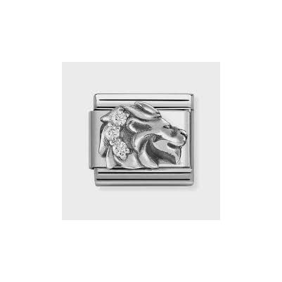 Nomination 330326/05 Classic Leo Cubic Zirconia Sterling Jewellery