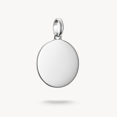 Thomas Sabo Large Silver Coin Pendant Charm - Connect CC1273-001-21