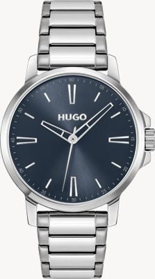 HUGO #SMOOTH (41mm) Blue Dial / Stainless Steel Bracelet 1530419
