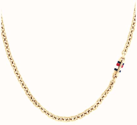 Tommy Hilfiger Men's Bruce Chain Necklace Gold 2790651