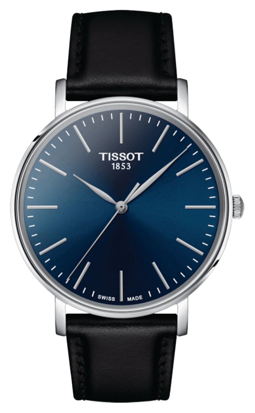 Tissot T1434101604100 Men’s Everytime | Blue Dial | Black Watch