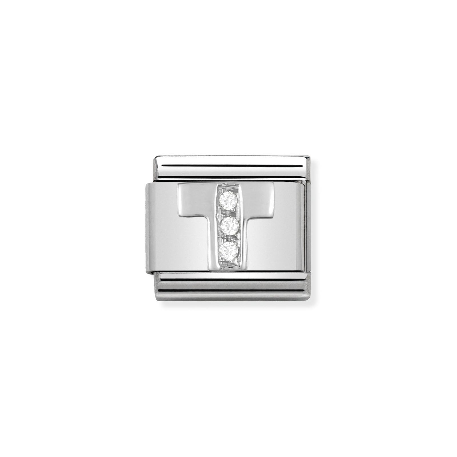 Nomination 330301/20 Classic Letter T Sterling Silver & Jewellery