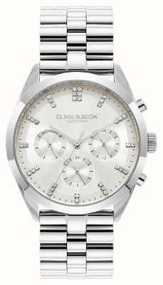 Olivia Burton City Classics Ivory Dial / Stainless Steel Bracelet 24000188