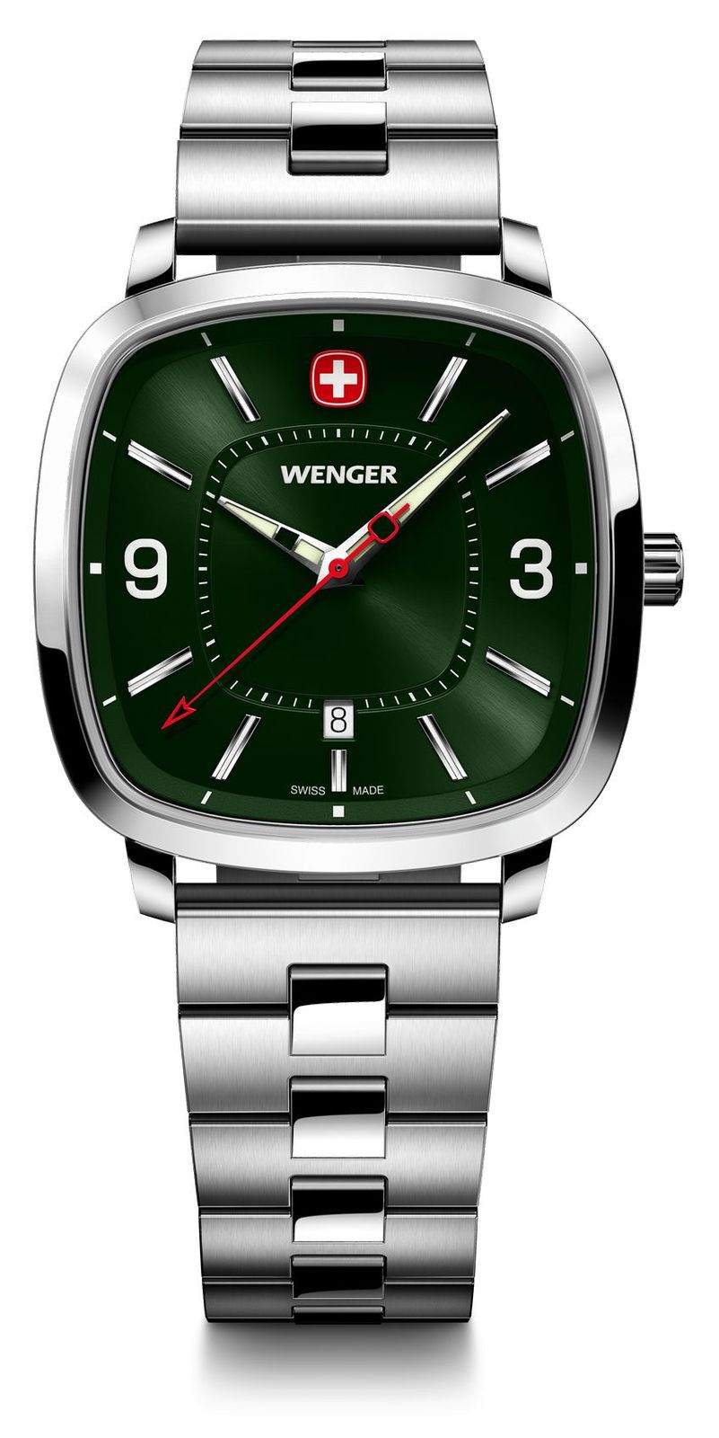 Wenger 01.1921.111 Vintage Sport Quartz (37mm) Green Watch