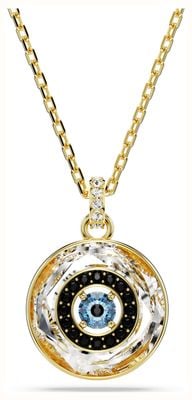 Swarovski Symbolica Evil Eye Multicoloured Crystal Gold-Tone Plated Necklace 5692169