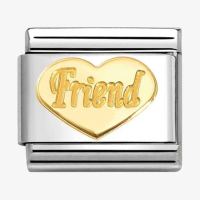 Nomination Classic Friend 18ct Gold Charm 030162/76