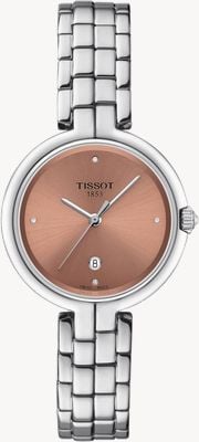 Tissot Women's Flamingo (30mm) Pink Dial / Stainless Steel Bracelet T0942101133600