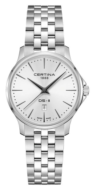 Certina C0450101101100 DS-8 Lady Quartz (31mm) Silver Dial Watch
