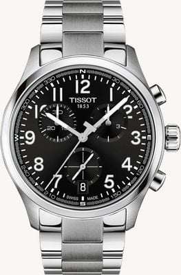 Tissot Chrono L Quartz (42mm) Black Dial / Stainless Steel Bracelet T1164171105200