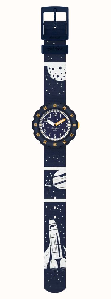 Flik Flak Space Quest Midnight Blue children's Watch FPSP082 - alternate view 3
