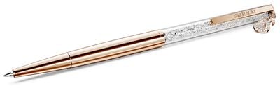 Swarovski Crystalline ballpoint pen, Swan, Rose gold-tone plated 5714959