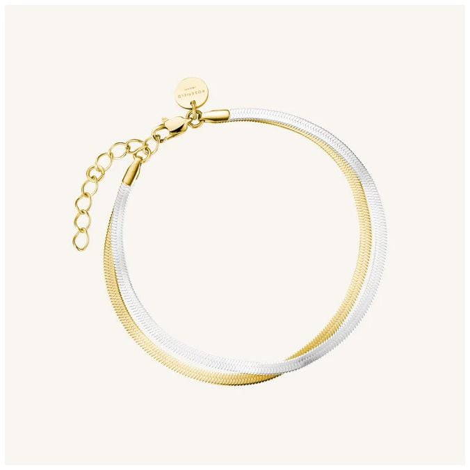 Rosefield Jewellery JBSCD-J677 Ladies Snake Bracelet Duo Two