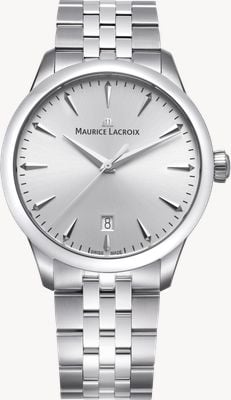 Maurice Lacroix 1975 Quartz (39mm) Silver Sun-Brushed Dial / Stainless Steel Bracelet 751007-SS002-130-1