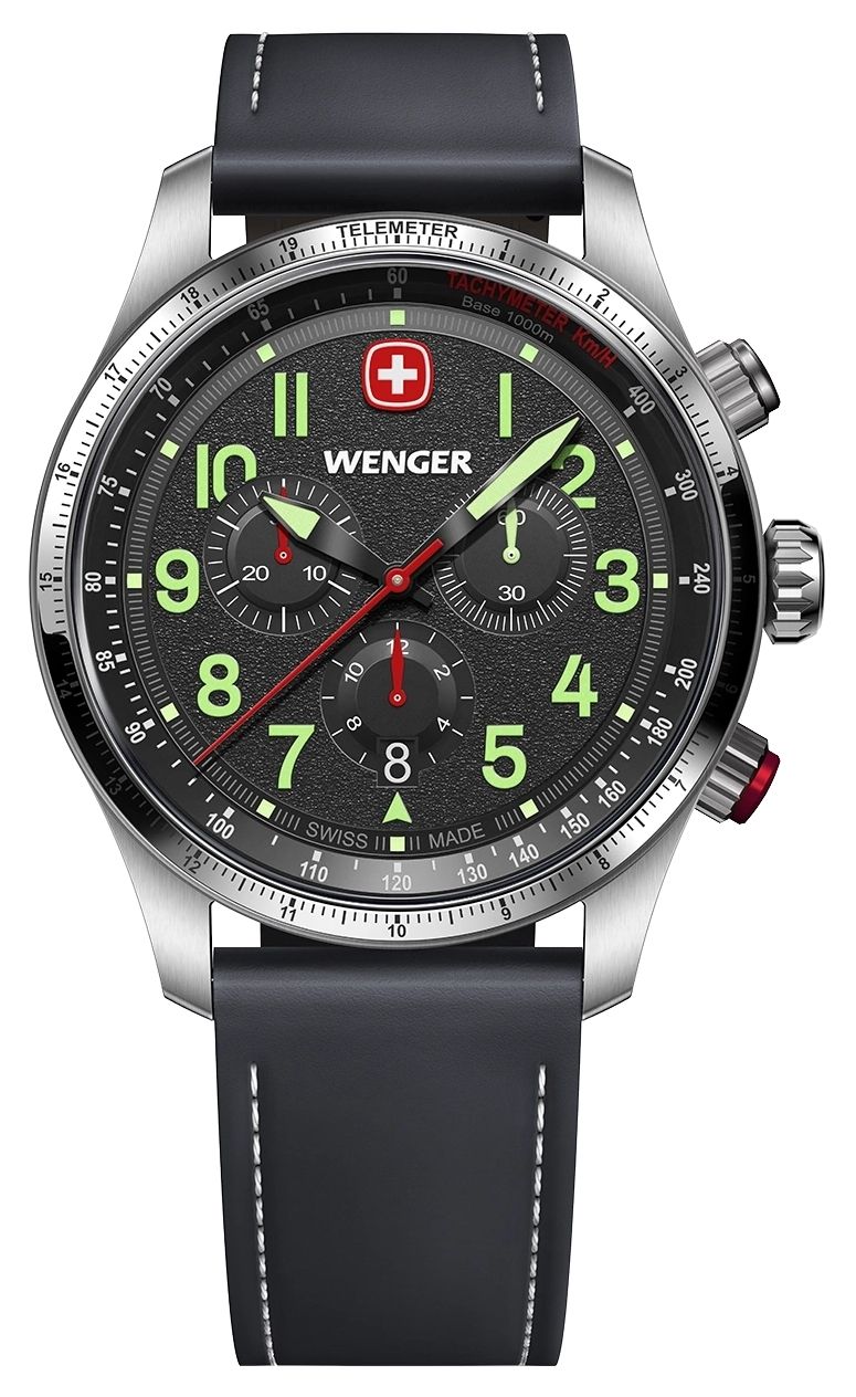 Wenger 01.0543.110 Terragraph Quartz Chronograph (43mm) Watch
