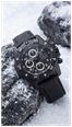 Luminox Master Carbon SEAL Auto Chrono 3880 Series (45mm) Black Dial / Black Technical Matrix Leather Strap Watch XS.3881 - alternate view 13