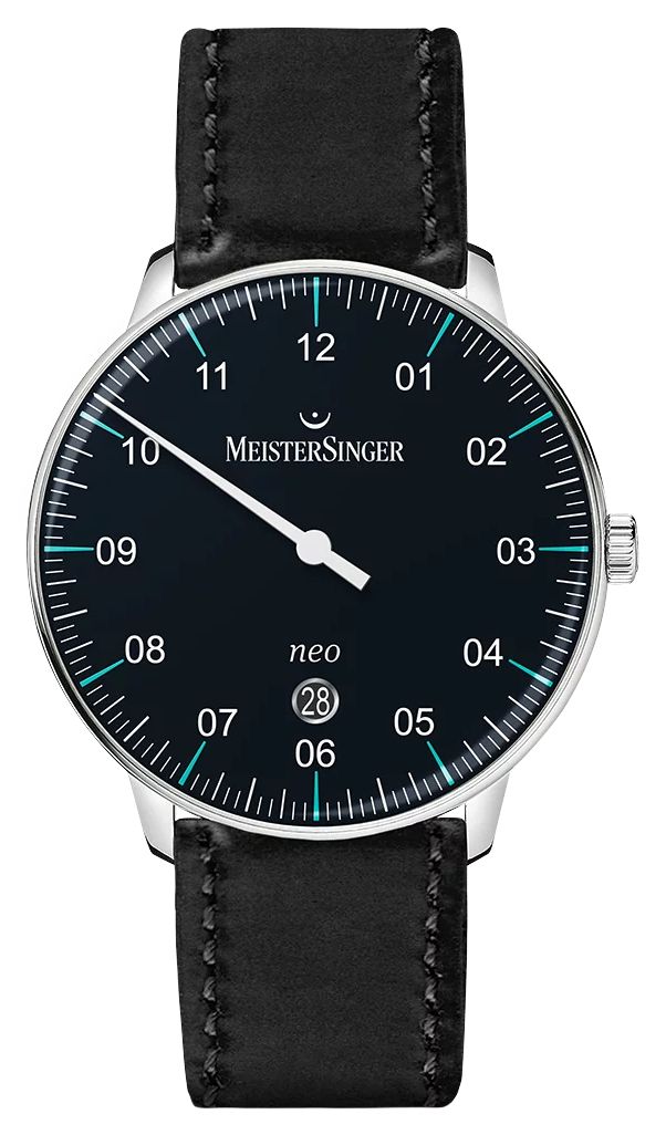 MeisterSinger NE402T Neo Plus (40mm) Automatic Black Dial Watch