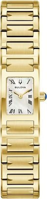 Bulova x Marc Anthony Harmony Quartz (14mm) Mother-of-Pearl Dial / Gold PVD Stainless Steel Bracelet 97L200