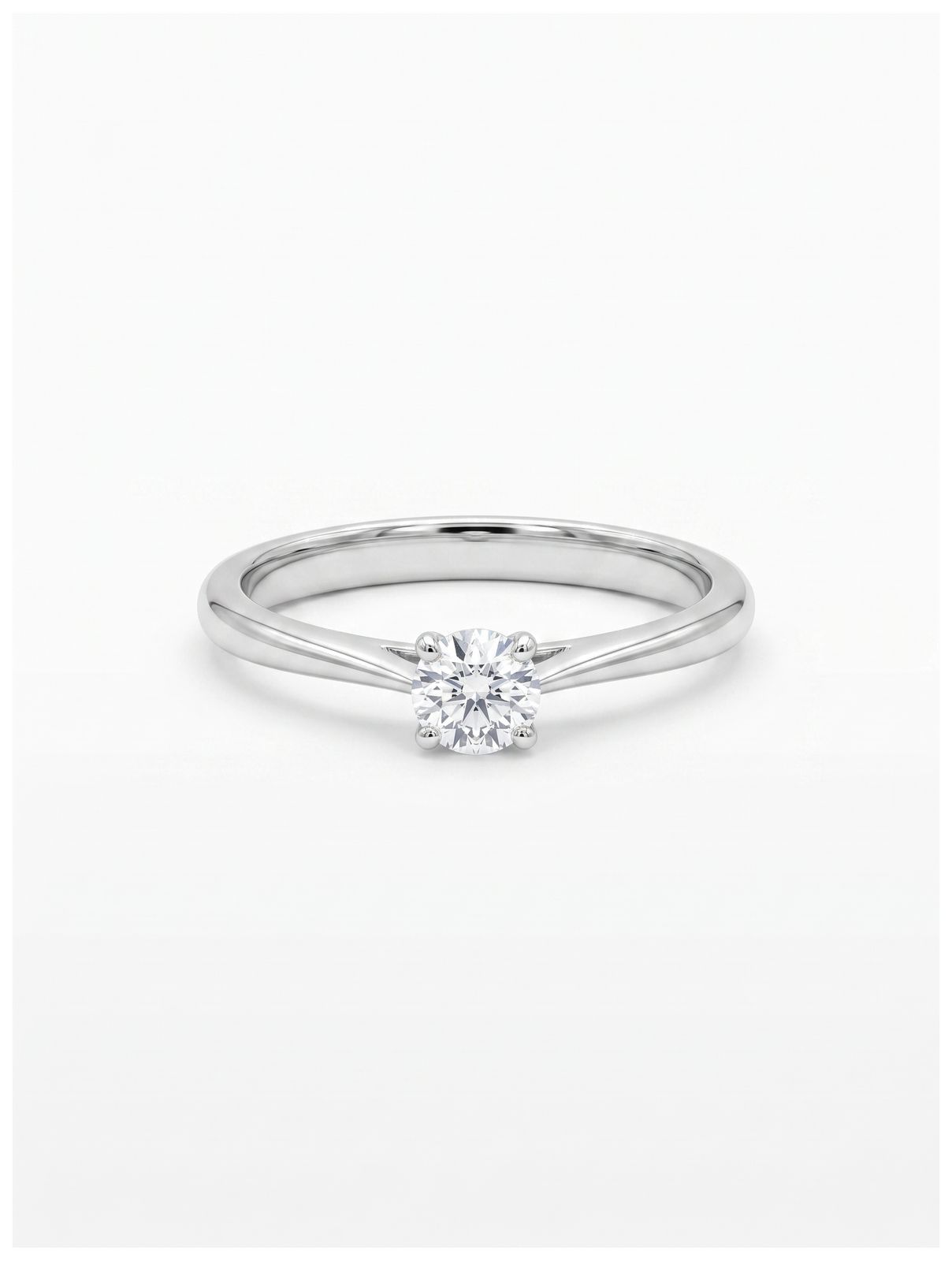 James Moore SR9643 9ct White Gold Diamond 0.25ct Ring Jewellery