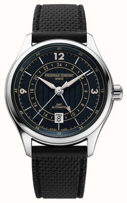 Frederique Constant Classics Runabout Automatic Limited Edition (42mm) Blue Vertical-Brushed Dial / Blue Leather Strap FC-350RN5B6