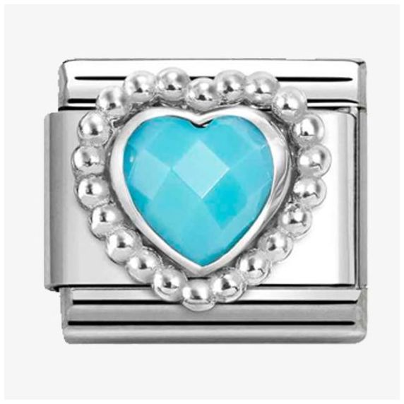 Nomination 330605/039 Classic Dotted Heart Sterling Silver Jewellery