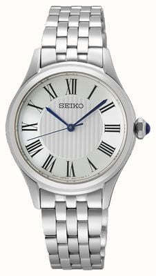 Seiko Caprice Quartz (29.6mm) White Dial / Stainless Steel Bracelet SUR609P1