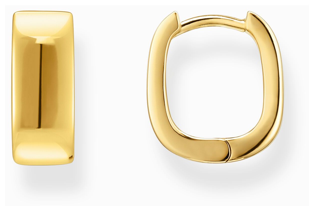 Thomas Sabo CR743-413-39 Small Angular Gold-Plated Sterling Jewellery